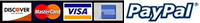 Payment by major credit card or PayPal